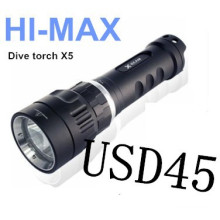 HI-MAX wide angle 1000 lumen scuba diving light